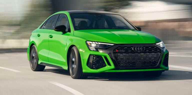 L’Audi RS3 2022 de 401 chevaux démarre à un peu moins de 60 000 $