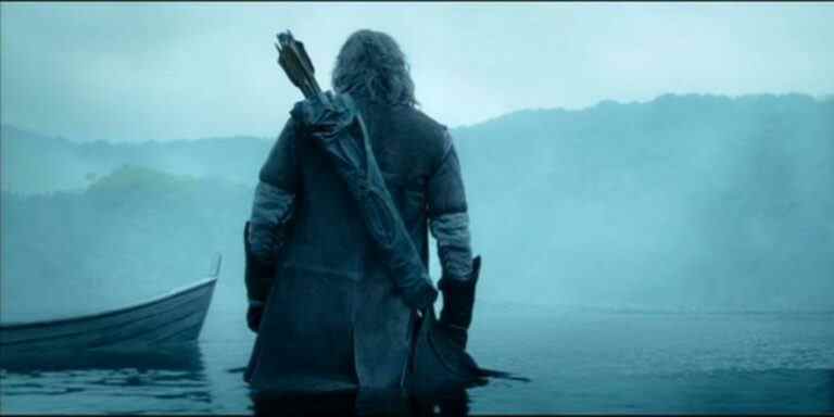 Faramir finds Boromir's boat