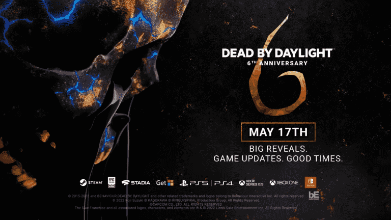 La bande-annonce du 6e anniversaire de Dead by Daylight annonce de grandes révélations pour la diffusion du 17 mai