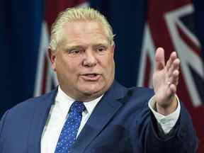 Doug Ford, premier ministre ontarien.