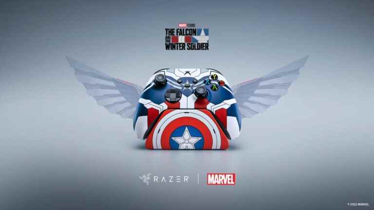 La collaboration Razer Marvel comprend un contrôleur Xbox Captain America;  La collaboration Star Wars également teasée