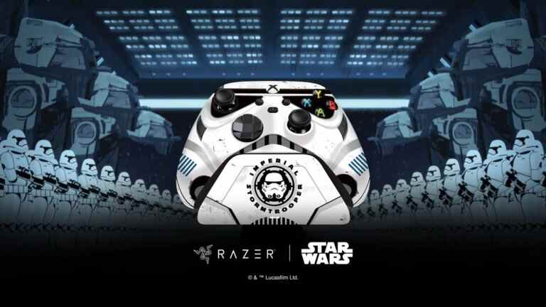 La collaboration Razer Star Wars arrive le 4 mai, avec un contrôleur Xbox Stormtrooper