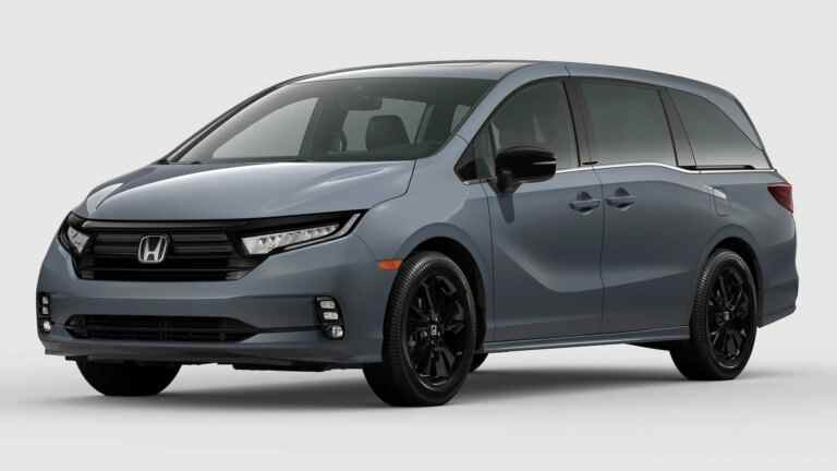 La fourgonnette Honda Odyssey 2023 la moins chère est morte, une nouvelle garniture sport apparaît