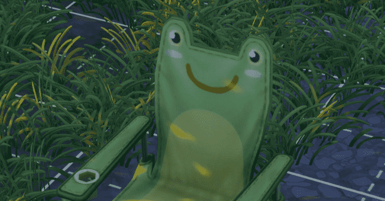 La nouvelle "chaise grenouille" des Sims 4 a l'air super mignonne
