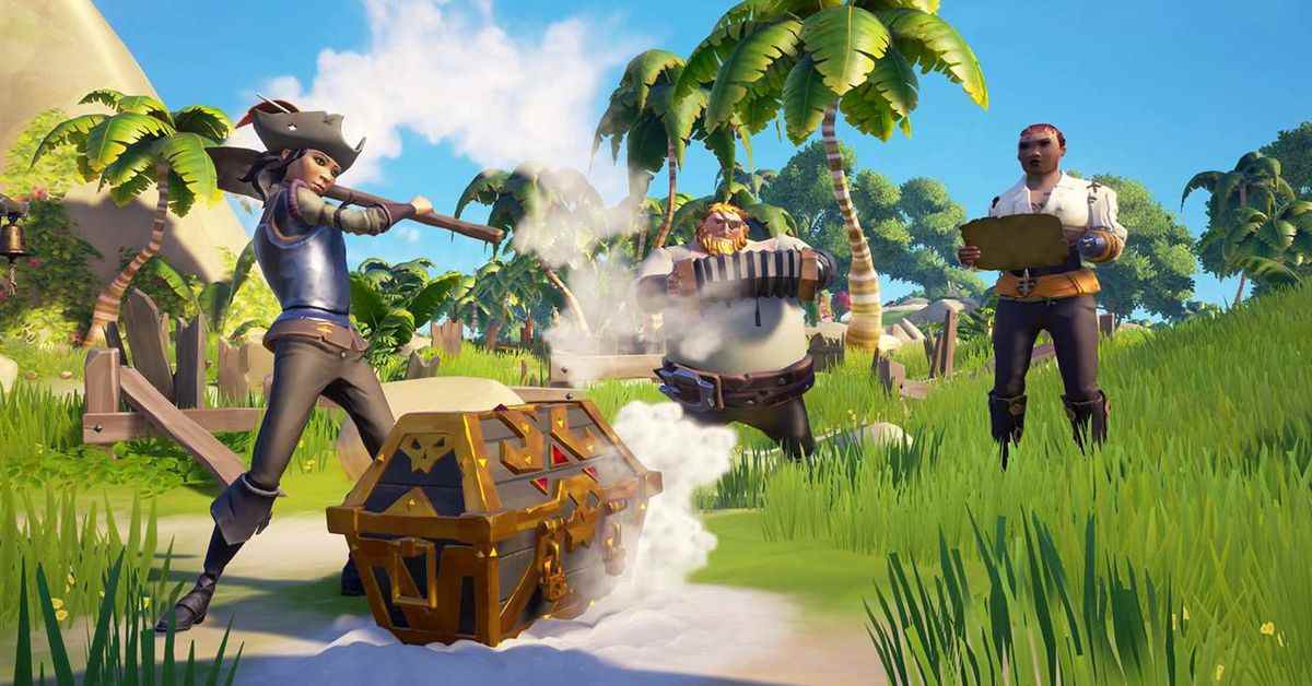 La prochaine aventure de Sea of ​​Thieves permet aux pirates de choisir le destin de Golden Sands
