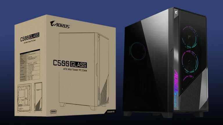 Lancement du boîtier de jeu mi-tour en verre Gigabyte Aorus C500