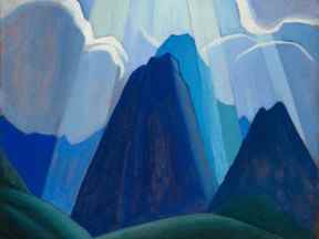 Lawren Harris, Mountain Sketch, sera en vente lors de la vente annuelle du printemps de la Maison Heffel le 1er juin.