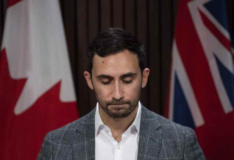 Le candidat conservateur de l’Ontario, Stephen Lecce, s’excuse après le rapport sur la «vente aux enchères d’esclaves»