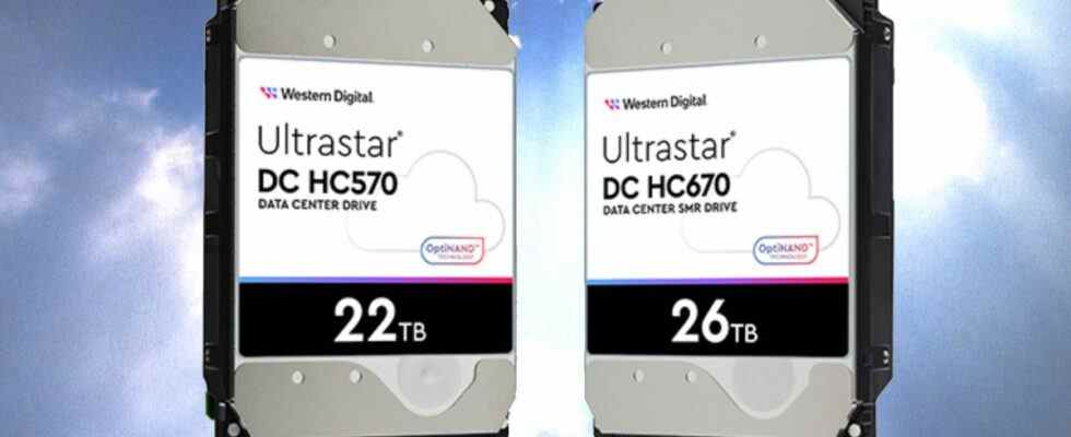 Le dernier disque dur de Western Digital est un monstre de 26 To