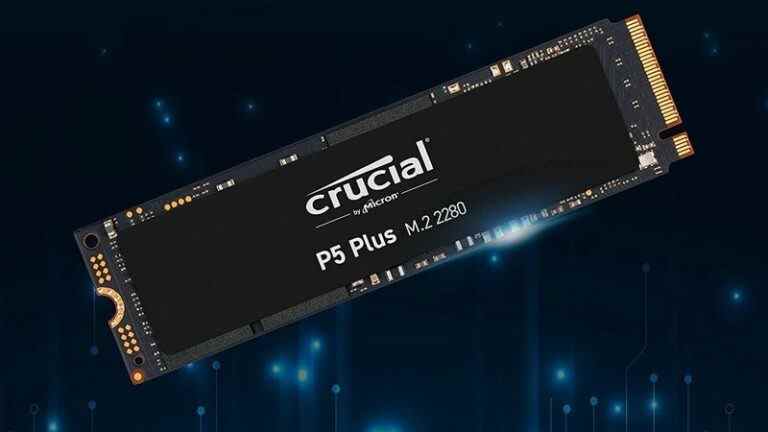 Le disque SSD Crucial P5 2 To est tombé à un nouveau plus bas de 150 $