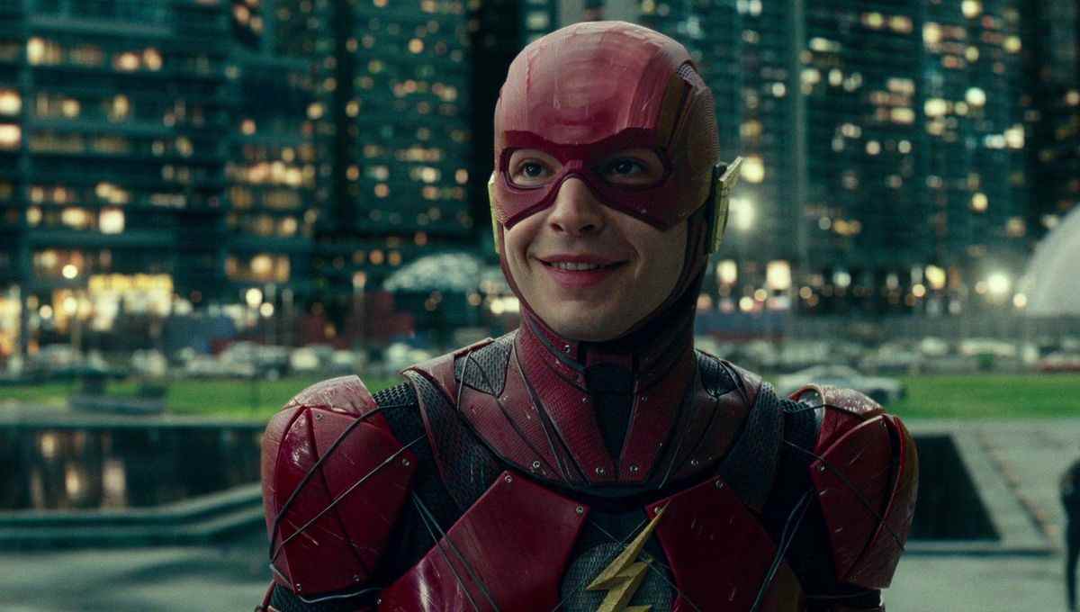 Ezra Miller as The Flash in Justice League