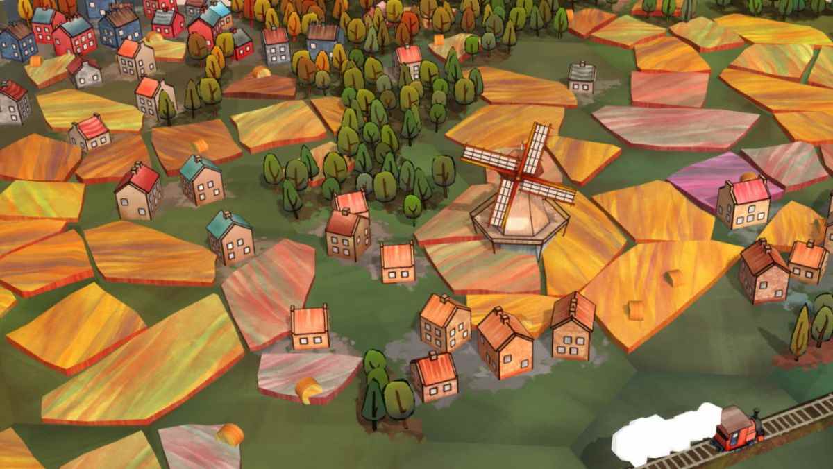 Le jeu de placement de tuiles Megachill avec un nom étrange, Dorfromantik, est sorti
