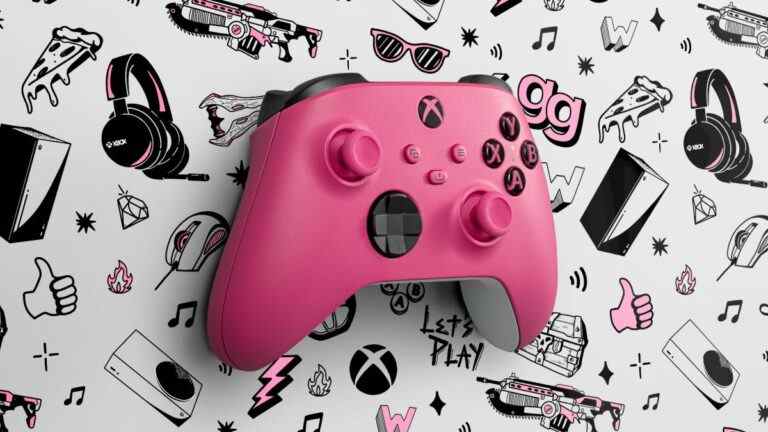 Le nouveau contrôleur Xbox sans fil Deep Pink ressemble à Kirby avalé une manette de jeu