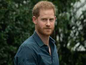 Le prince Harry assiste au Invictus Games Choir à Abbey Road en février 2020.