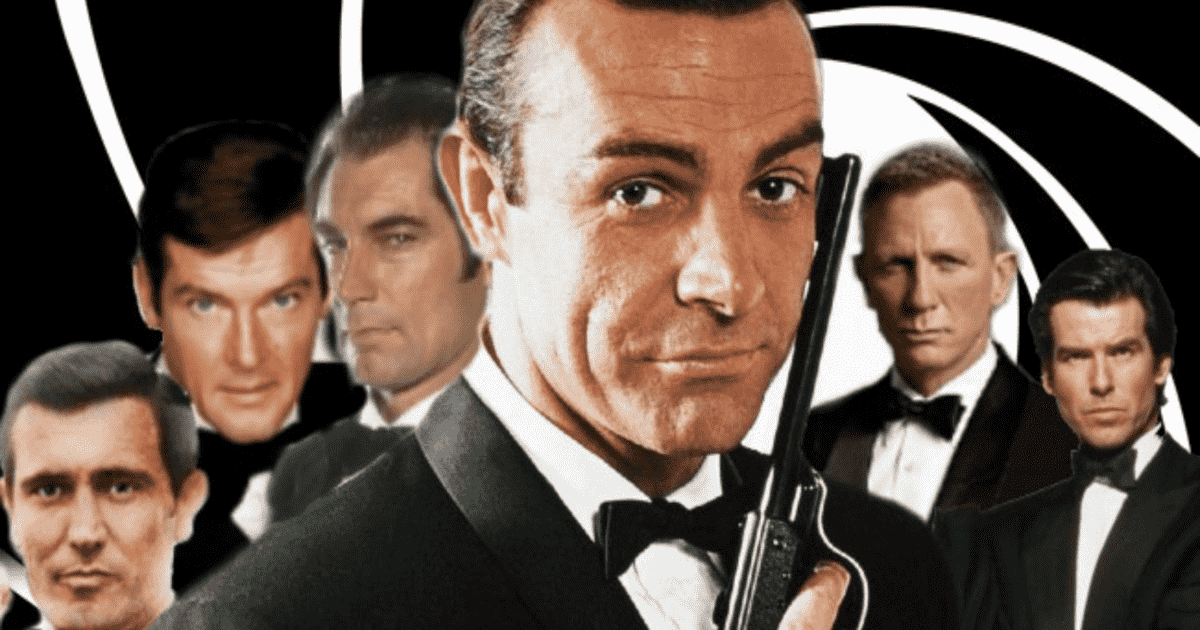 Every James Bond in their tuxedos