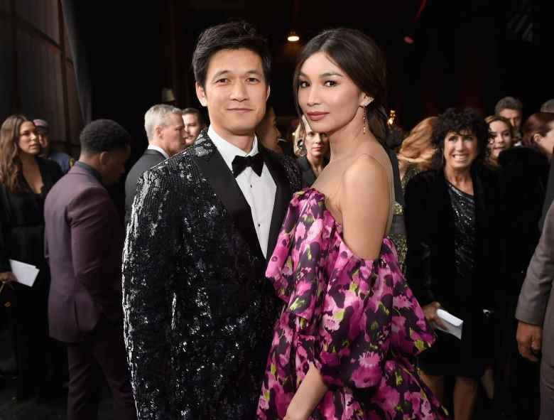 Gemma Chan and Harry Shum Jr. at Crazy Rich Asians premiere