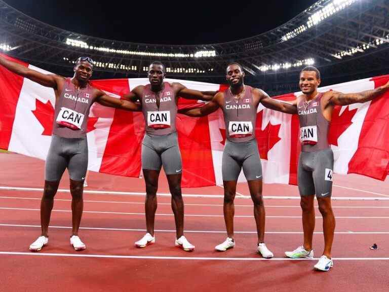 Le sprinter canadien Jerome Blake se fraye un chemin dans la conversation