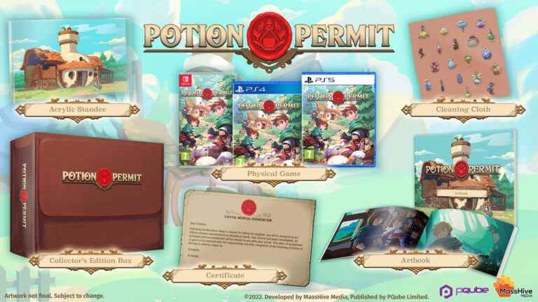 L'édition physique de Potion Permit annoncée pour PS5, PS4 et Switch    
