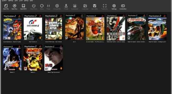 L'émulateur PS2 PCSX2 obtient enfin une interface utilisateur conviviale