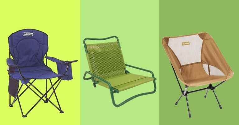 Les 12 meilleures chaises de camping
