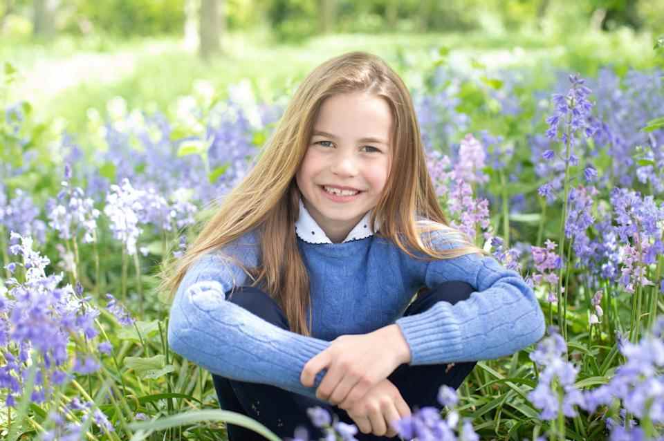 Nouvelles images publiées pour le 7e anniversaire du prince Charlotte.  (Duchesse de Cambridge/PA)