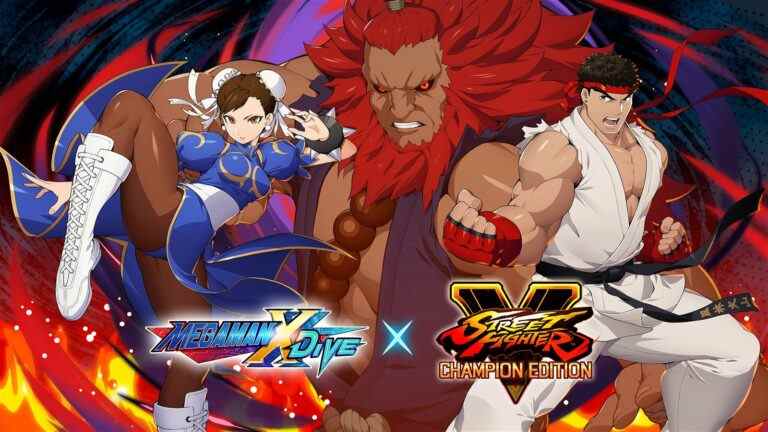 L’événement Street Fighter Crossover arrive sur Mega Man X DiVE cette semaine