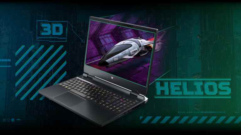 L'ordinateur portable de jeu Acer Predator Helios espère ramener la 3D
