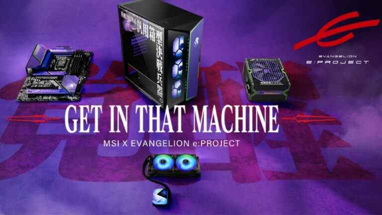 MSI lance une gamme complète de composants PC Evangelion