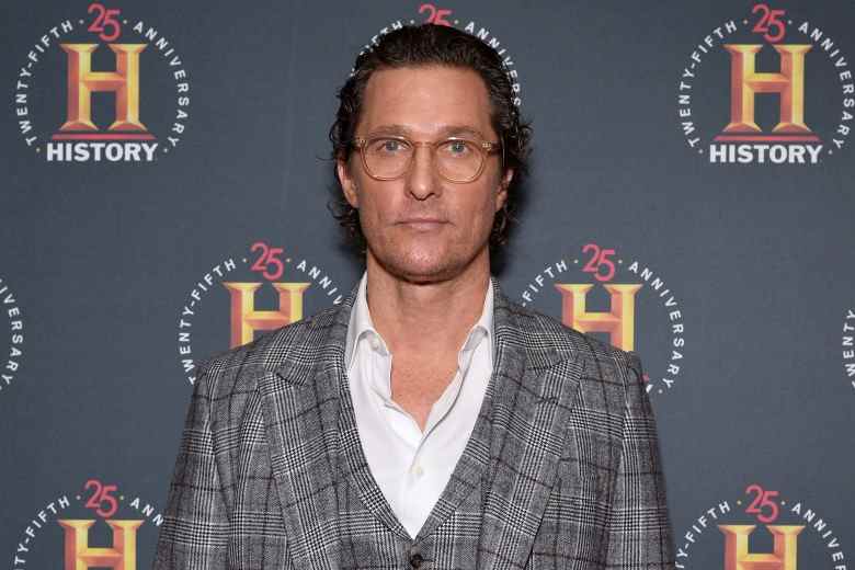 Actor Matthew McConaughey attends the "HISTORYTalks: Leadership & Legacy" event at Carnegie Hall in New York, NY, February 29, 2020. (Photo by Anthony Behar/Sipa USA)(Sipa via AP Images)