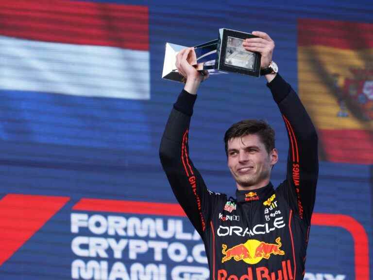 Max Verstappen remporte le premier titre du Grand Prix de Miami