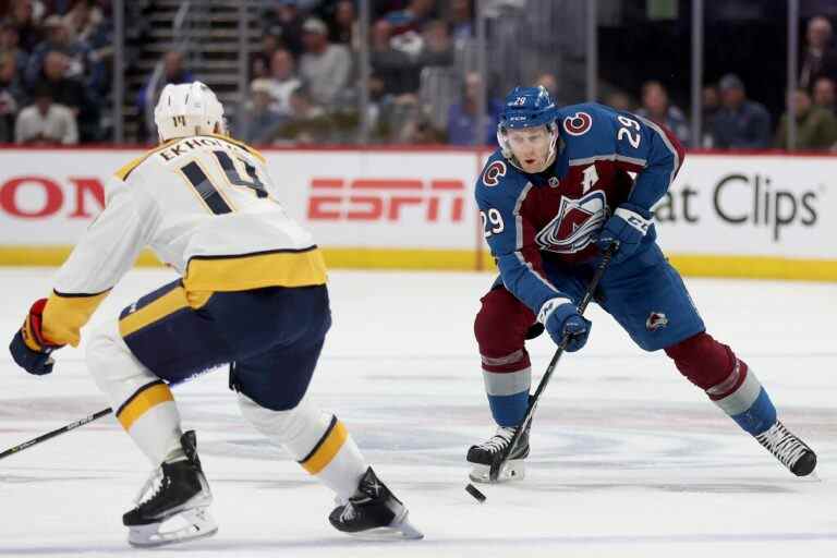 NHL Prop Bets: MacKinnon s’attaque aux Predators