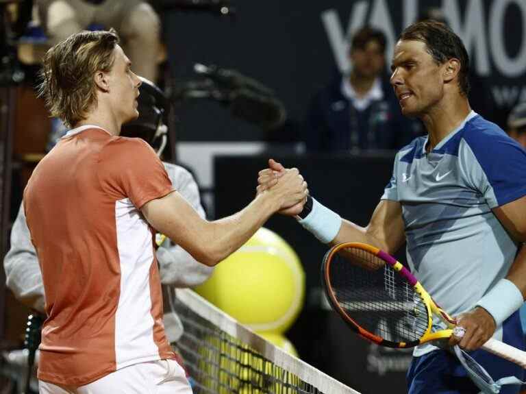 Nadal éliminé de l’Open d’Italie par Shapovalov en huitièmes de finale