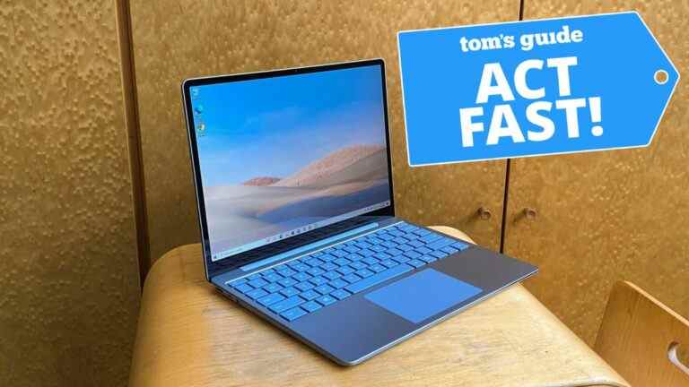 Offre d’ordinateur portable Memorial Day: Surface Laptop Go vient d’atteindre le prix le plus bas jamais enregistré sur Amazon