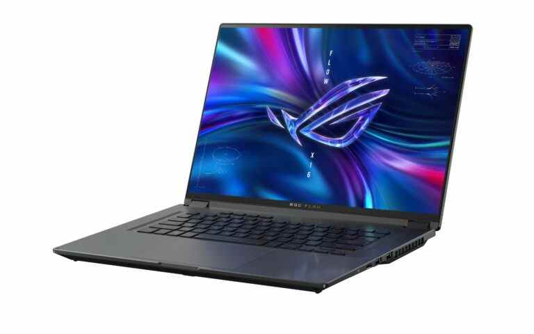 Ordinateur portable de jeu 2-en-1 Flow X16 d’ASUS doté d’un écran mini-LED de 165 Hz