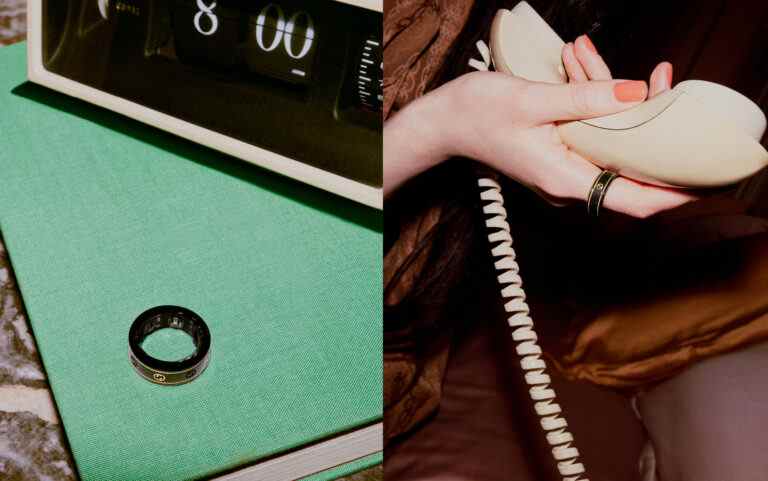 Oura a collaboré avec Gucci pour créer une bague intelligente en or 18 carats