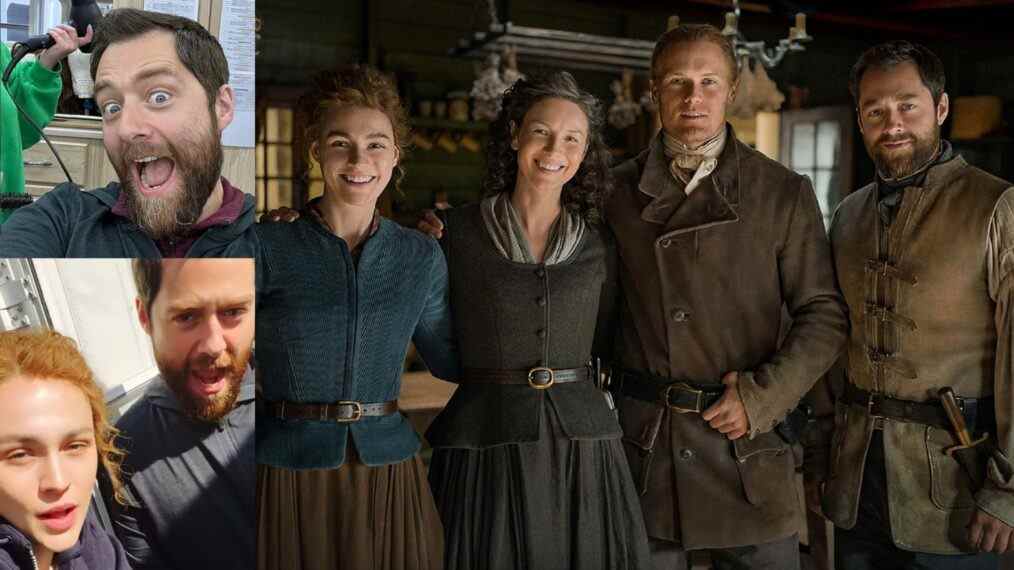 Outlander Season 7 behind the scenes cast