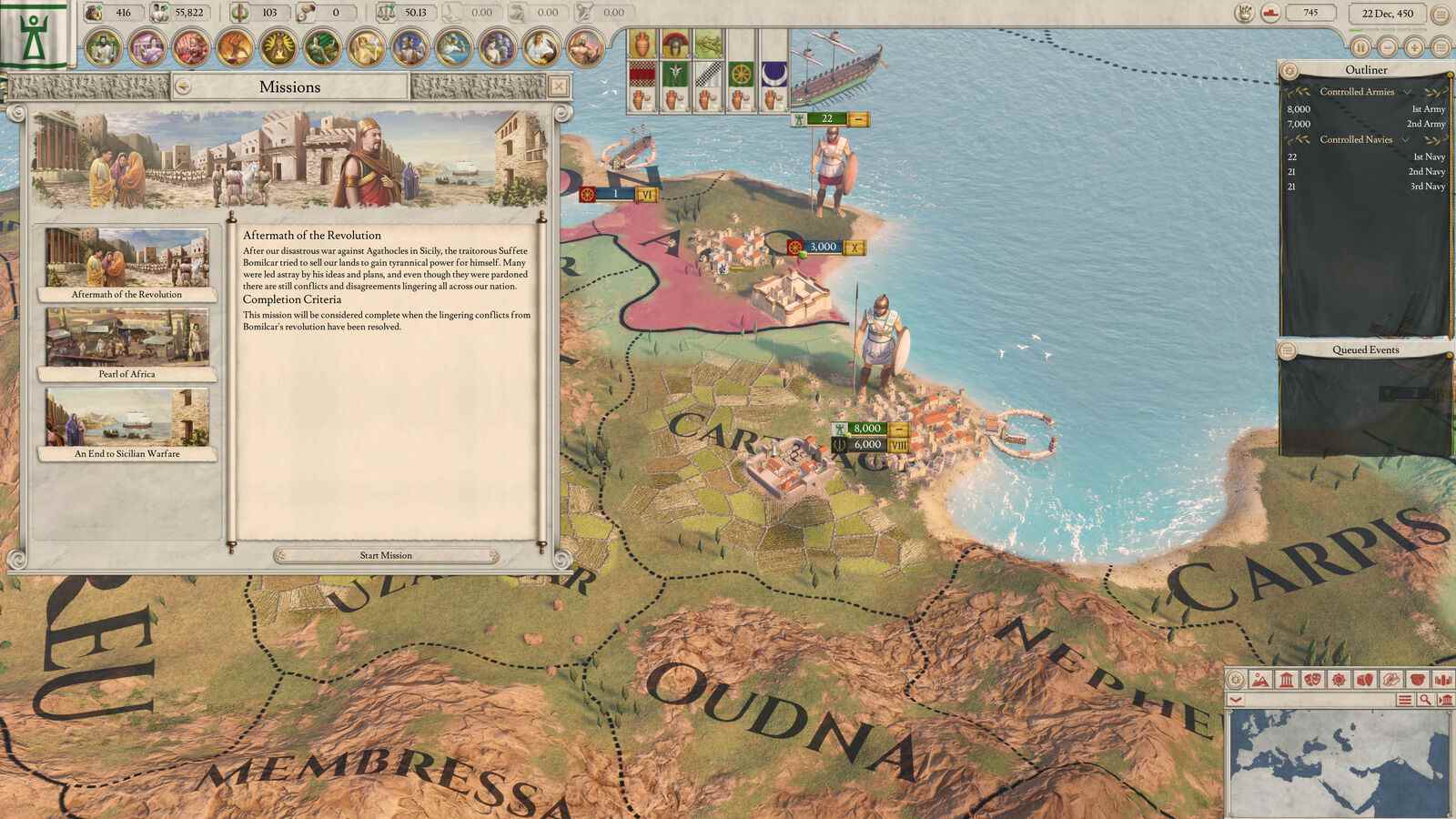 Paradox retravaille Imperator : l'armée de Rome dans la mise à jour 2.0 aujourd'hui

