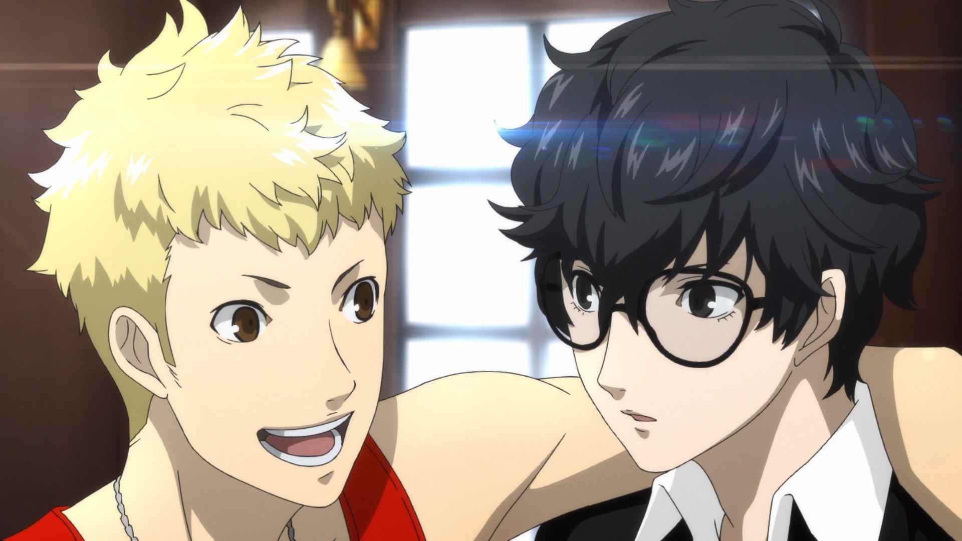 Persona 5 Joker and Ryuji