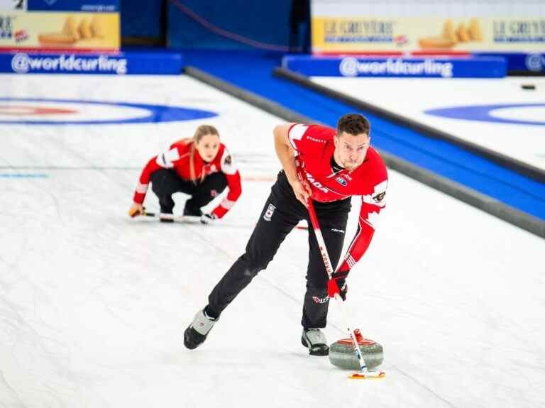 Peterman et Gallant du Canada ne sont pas sur le podium au championnat du monde de curling en double mixte