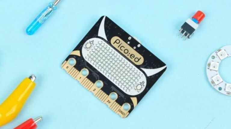 Pico:ed place le RP2040 dans le facteur de forme Micro:bit