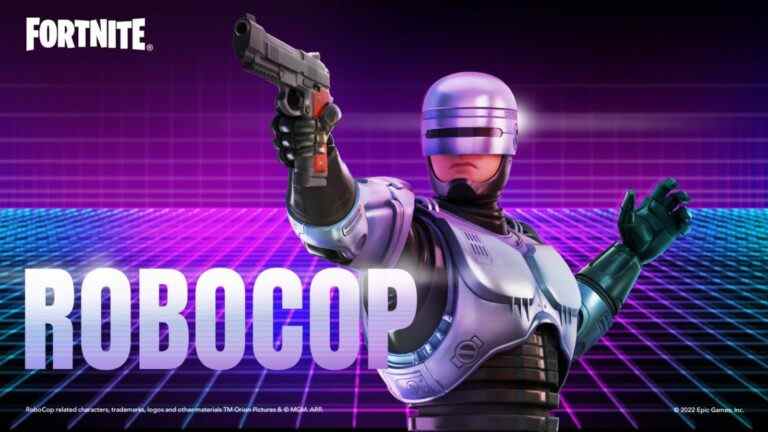 Robocop est maintenant disponible sur Fortnite
