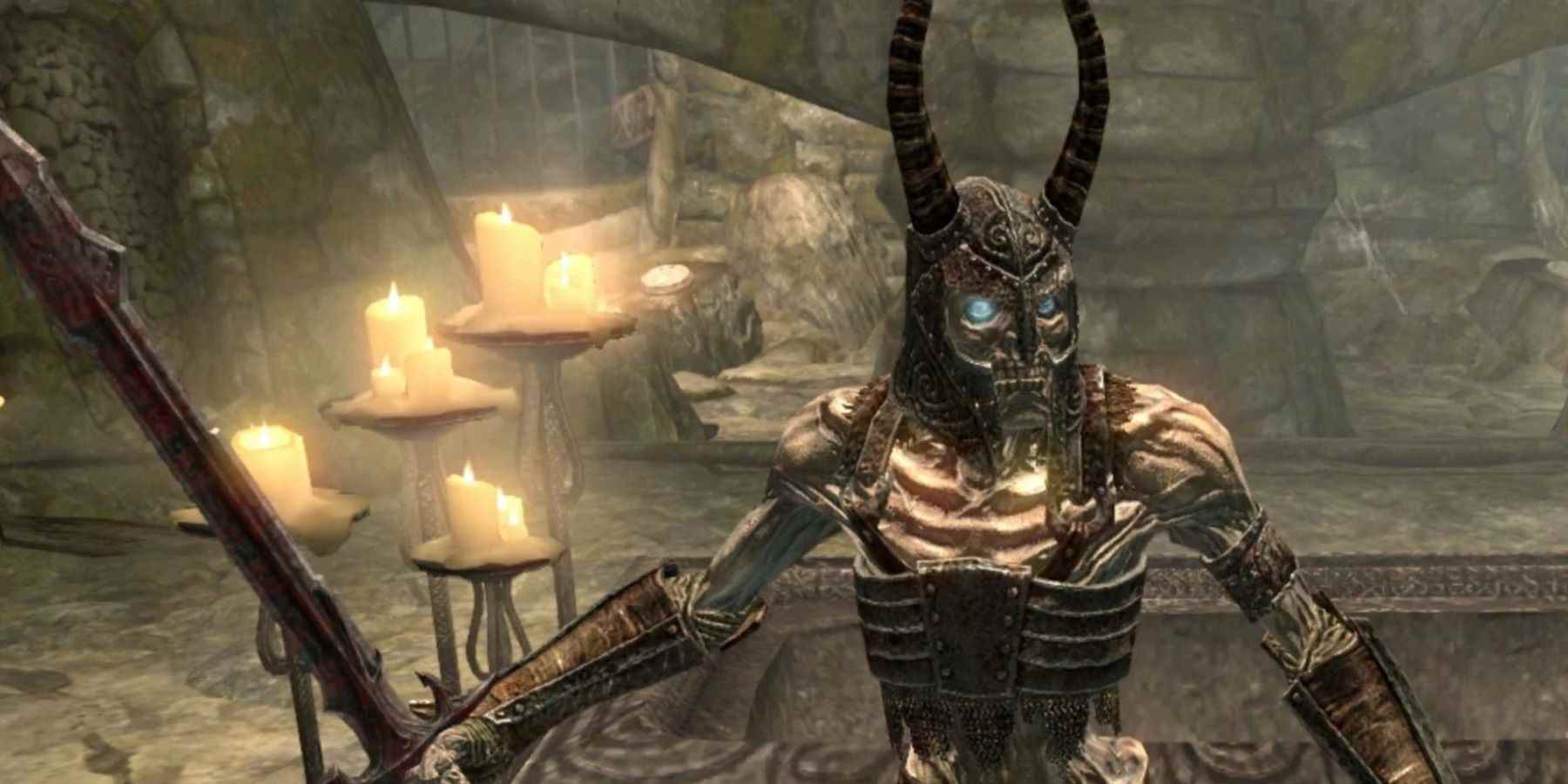 skyrim player kills enemies with traps