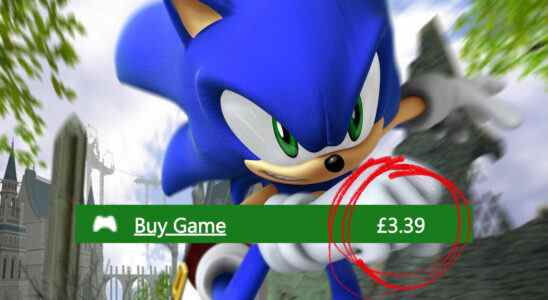 Sonic 06 est de retour sur le Xbox Store et coûte 3,39 £ de plus que ce qu'il vaut