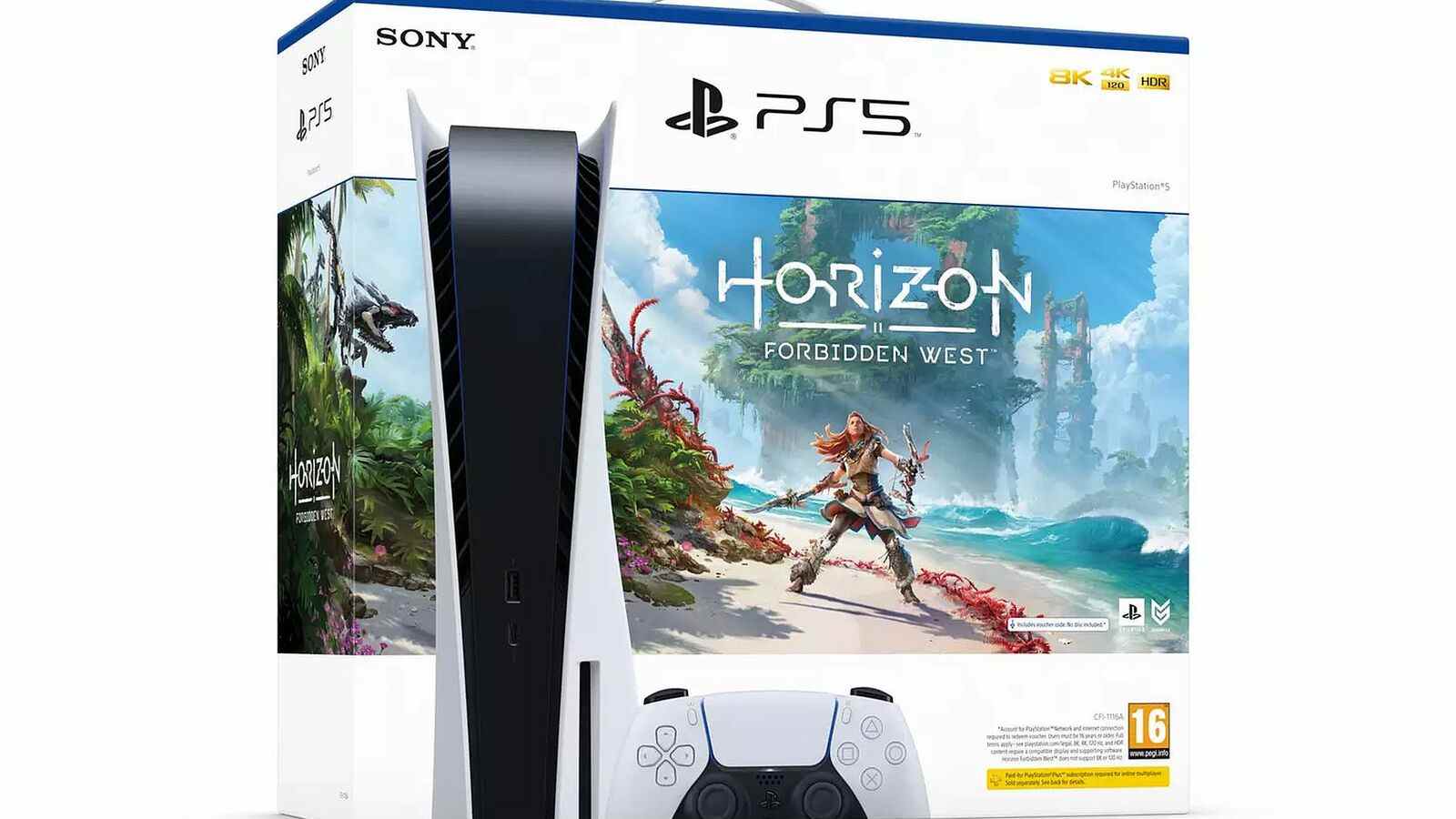 Sony a sorti son premier pack PS5, et il est livré avec Horizon Forbidden West

