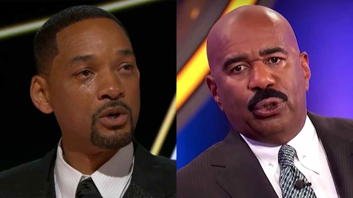 Steve Harvey parle de Will Smith Oscars Slap lors d'un discours à la faculté de droit d'Atlanta
