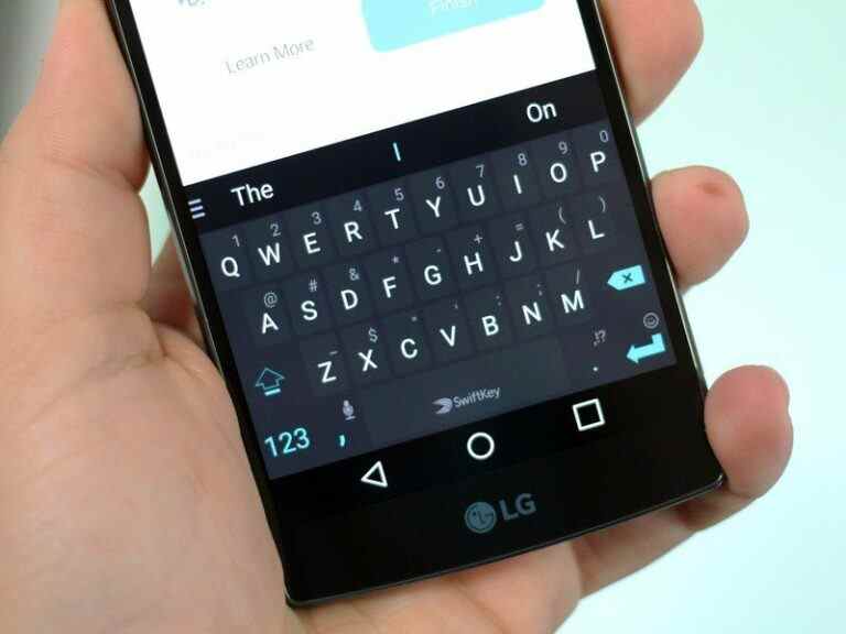 SwiftKey pour Android facilite la sélection et la suppression de texte