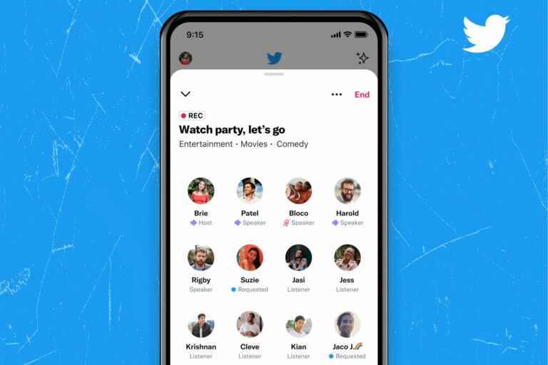 Twitter teste également son onglet Spaces sur Android