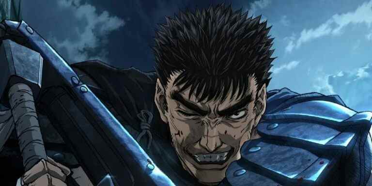 A piece of fan art sees Berserk's black swordsman going into battle against Elden Ring's Godrick the Grafted.