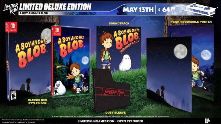 Un garçon et son blob deviennent physiques sur Switch
