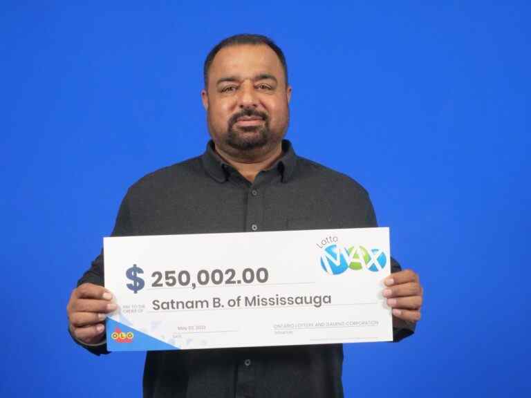 Un homme de la région de Toronto remporte un deuxième prix de loto en quatre ans